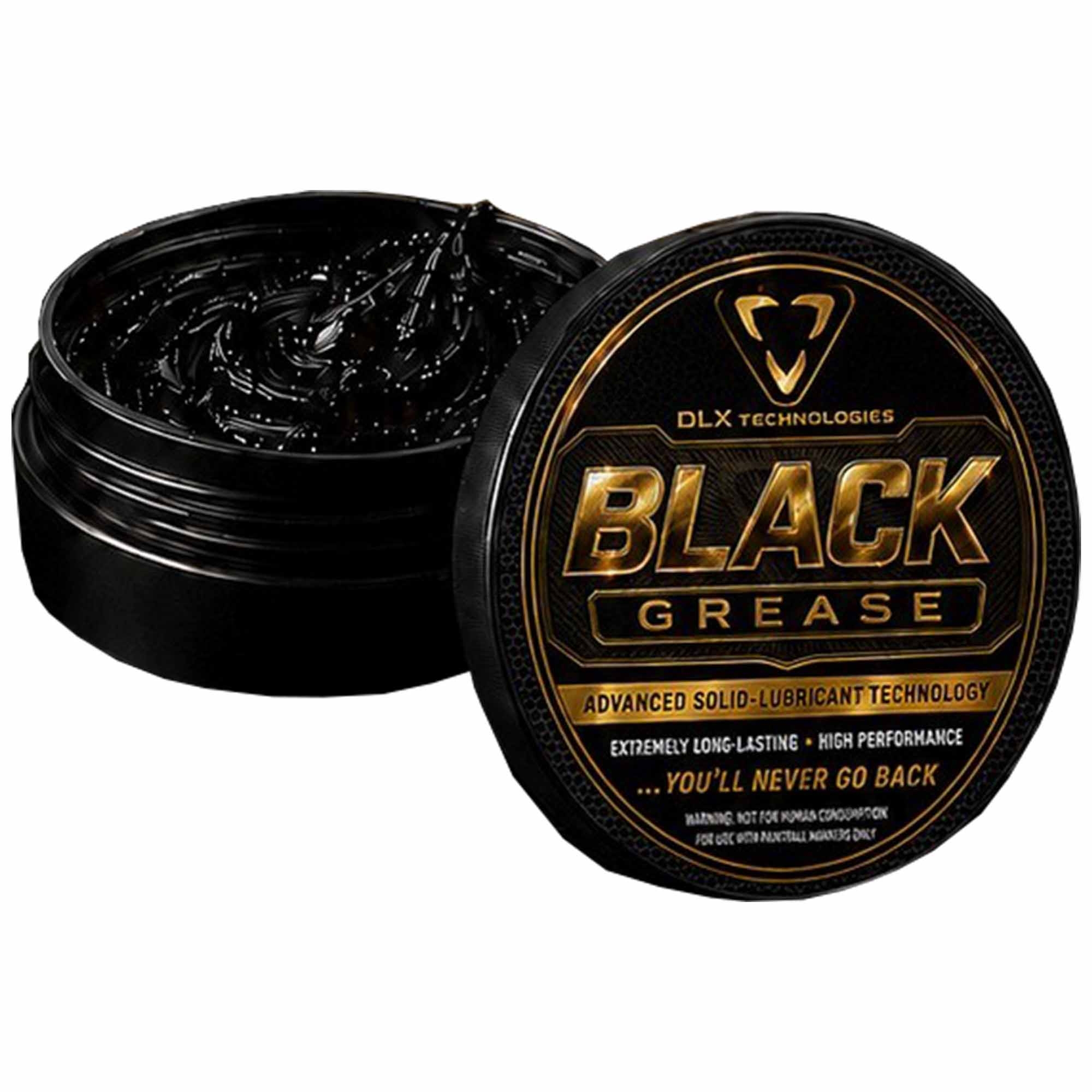 DLX BLACK GREASE 1 oz. Grip, Grease, Hair, Lotion, Black