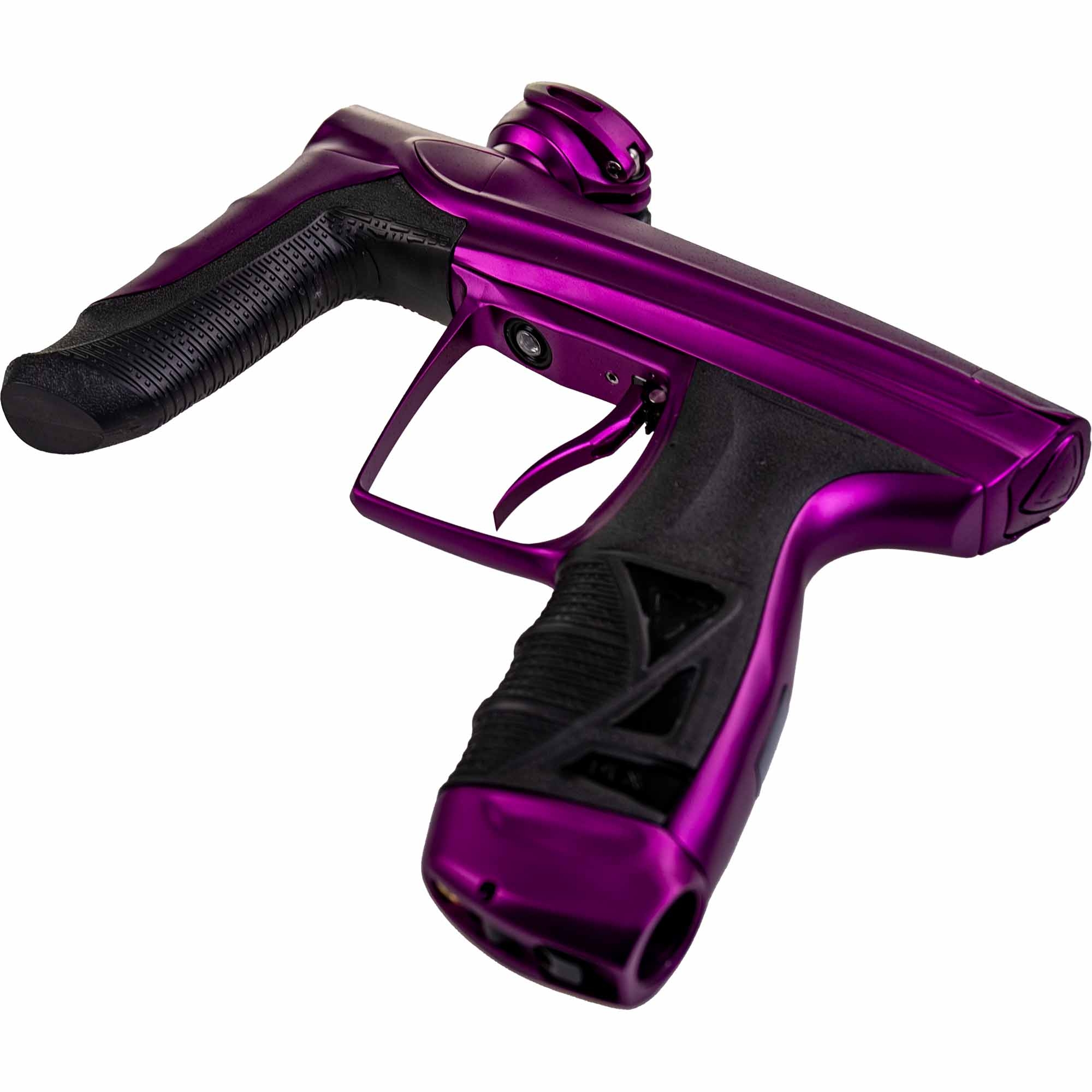 DLX Luxe® AIRE marker, dust purple Paintball-Pistole, Lila Farbe, Grifnstruktur, Auslöserschutz, CO2-Griff