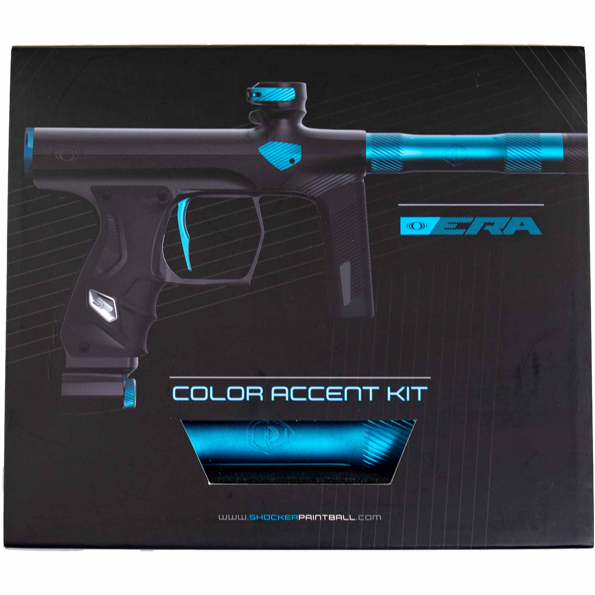 Paintballpistole, Farbakzent-Kit, Pistolengriff, Blaue Akzente, Shocker Paintball
