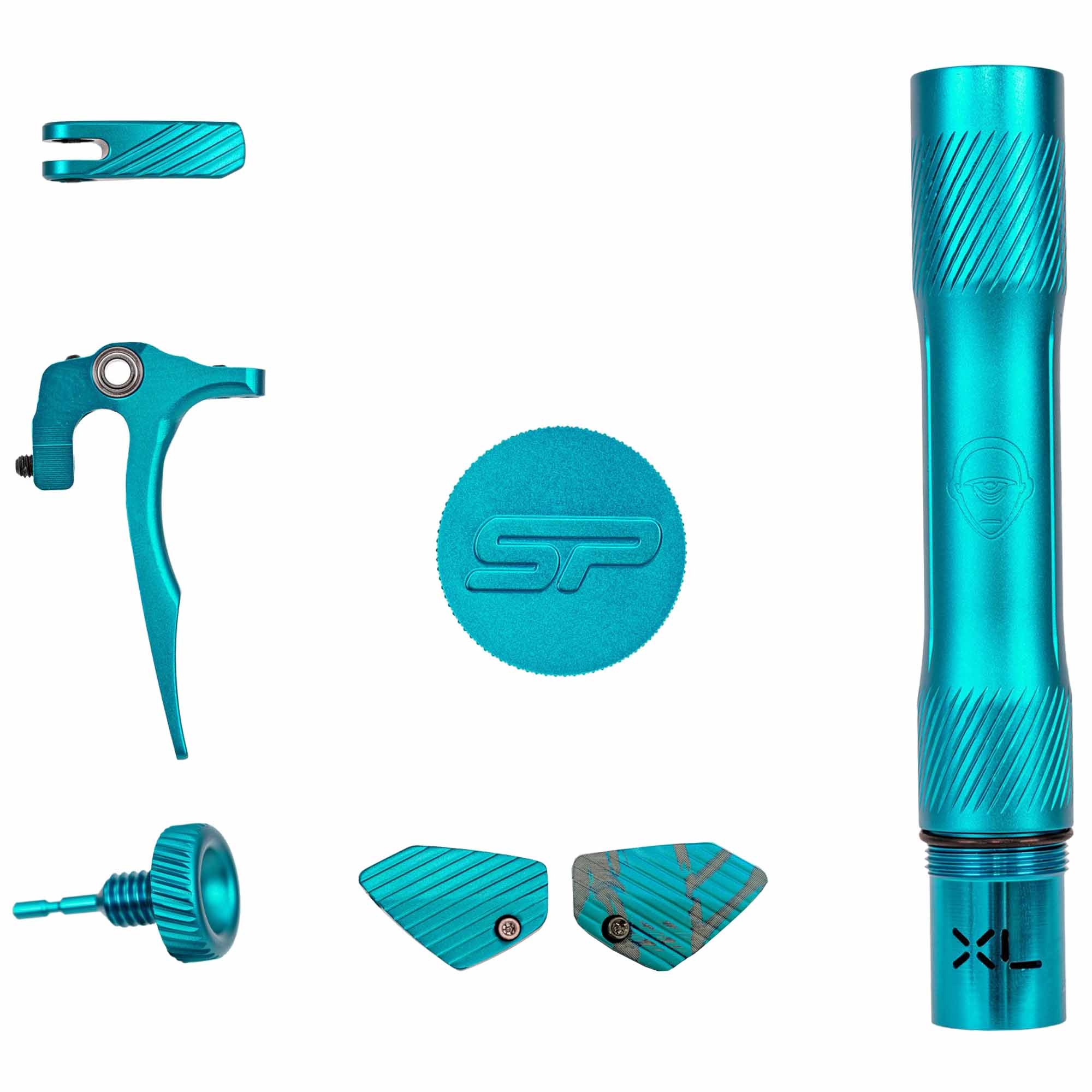 Shocker ERA Accent Kit - teal unique Trekking, Kleidung-Accessoire, Auswahl, Schrauben, Gurtel