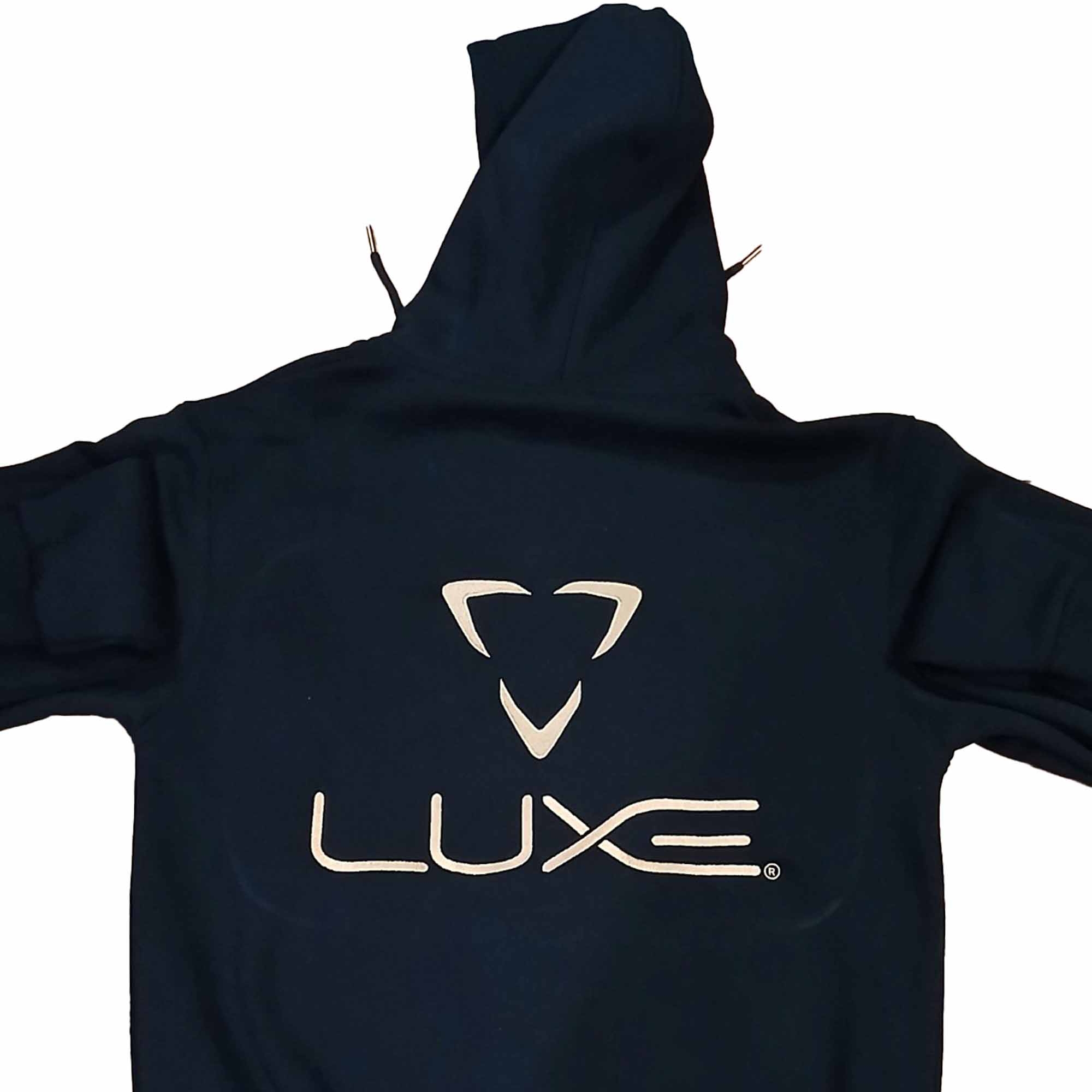 DLX Luxe Zip-Hoodie black Kapuzenpulli, Strickwaren, Pullover, Sweatshirt, Kapuze