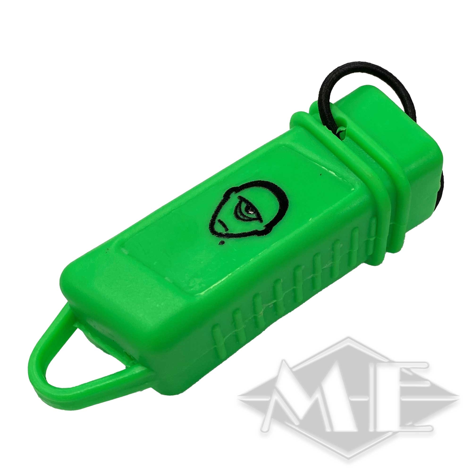 barrel cap "the FREAK Head" neon green Dynamit, Waffe