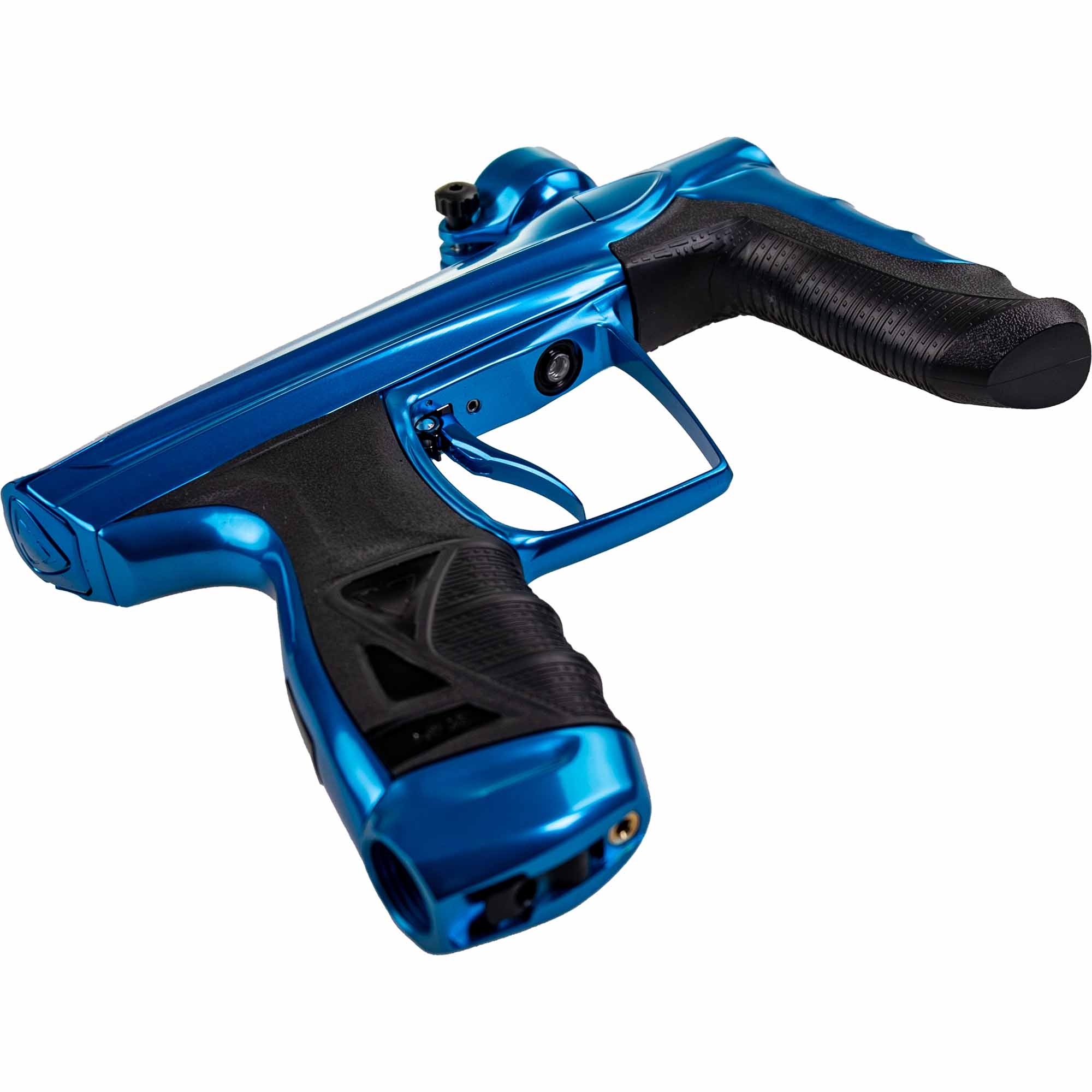 DLX Luxe® AIRE marker, polished blue Blowgun, Blau, Pistolengriff, Auslöser, Griff