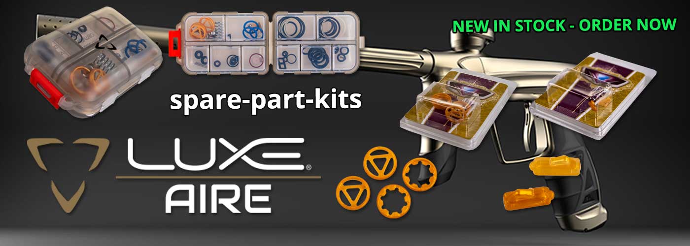 Spare-Part-Kits, Luxe Aire, Werkzeugkasten, O-Ringe, Ventilsteine, Ersatzteile, Kit, Zubehör, Rettungstasche, Rändelkappe