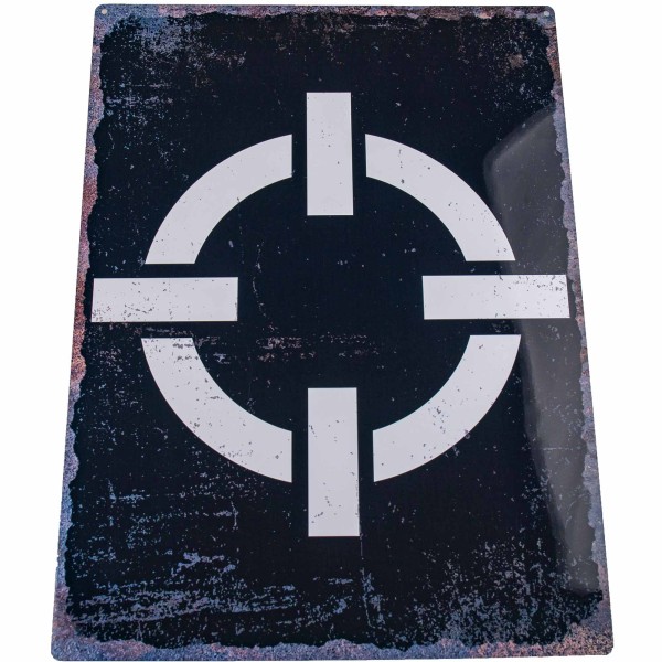 GOG branded metal sign "Crosshair"