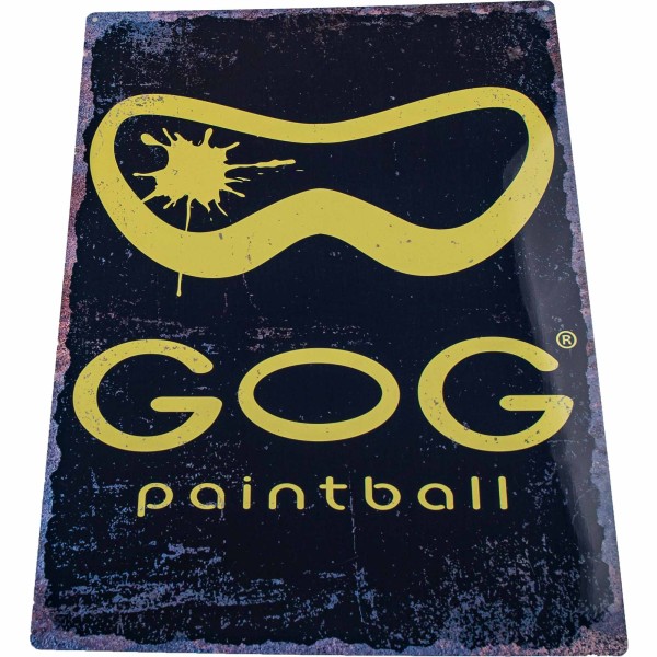 GOG branded metal sign "GOG"